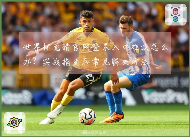 世界杯竞猜官网登录入口难找怎么办?实战指南和常见解决方法